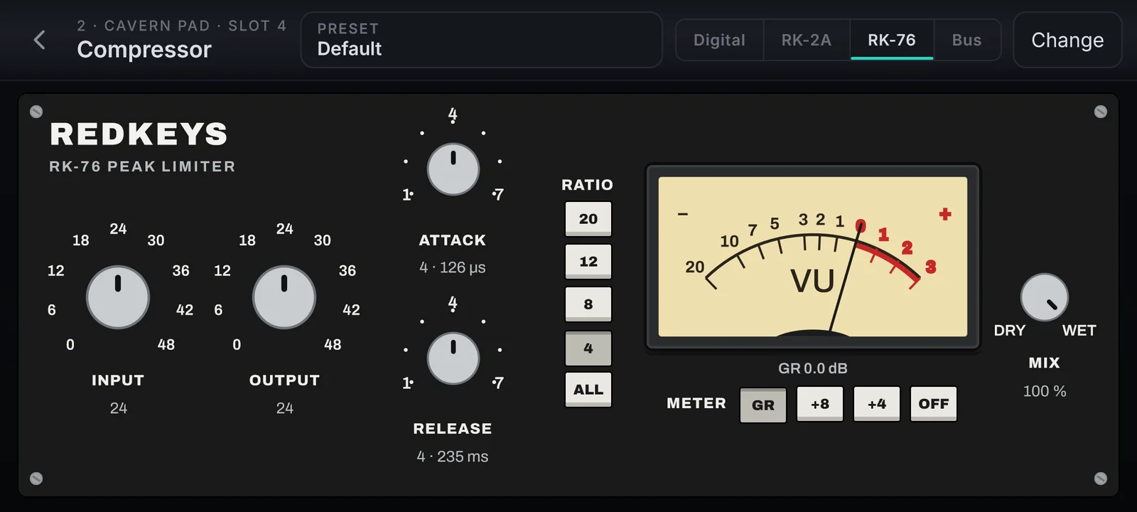 RK-76 · Limitador de pico