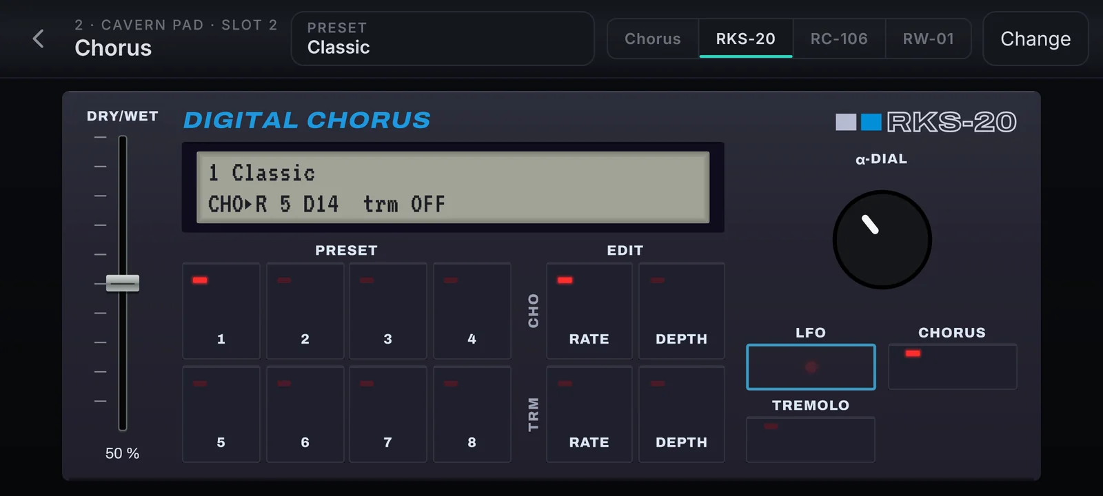RKS-20 · Chorus digital
